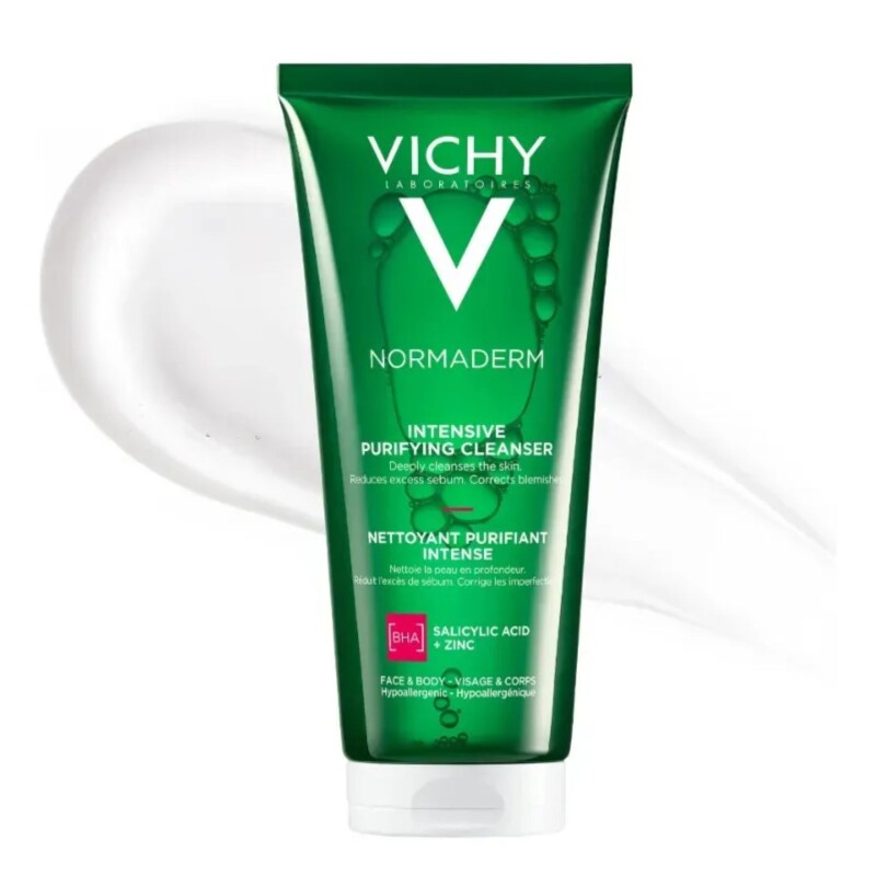 Gel Limpiador Vichy Normaderm Purificante Intensivo 200ml Gel Limpiador Vichy Normaderm Purificante Intensivo 200ml