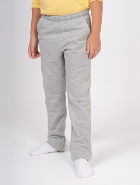 PANTALÓN DEPORTIVO INFANTIL UNISSEX SIN FELPA GRIS