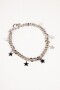 POCKET CHAIN STARS Plateado