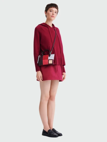 Longchamp -Bolso de mano XS en cuero, Re-Play Patch 0