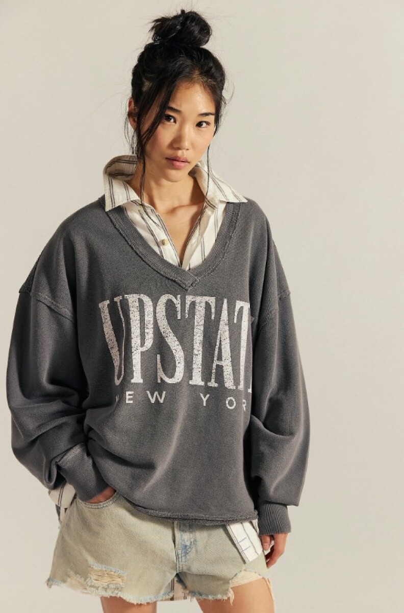 WTF VENICE V NECK GRAPHIC 