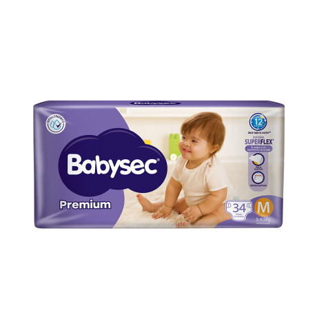 Pañales Babysec Premium M X 34 Pañales Babysec Premium M X 34