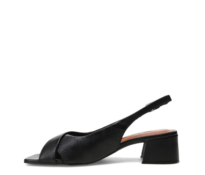 Sandalias de Mujer Bottero Cruzada Con Tira Trasera Negro