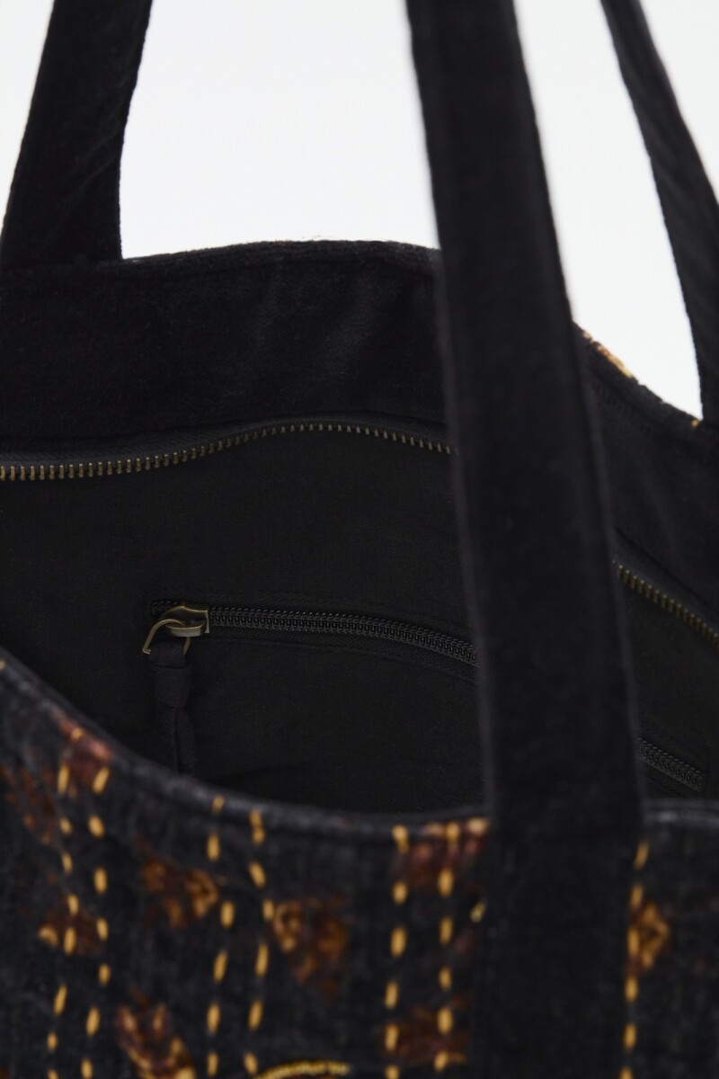 Bolso Tote Velvet Multicolor