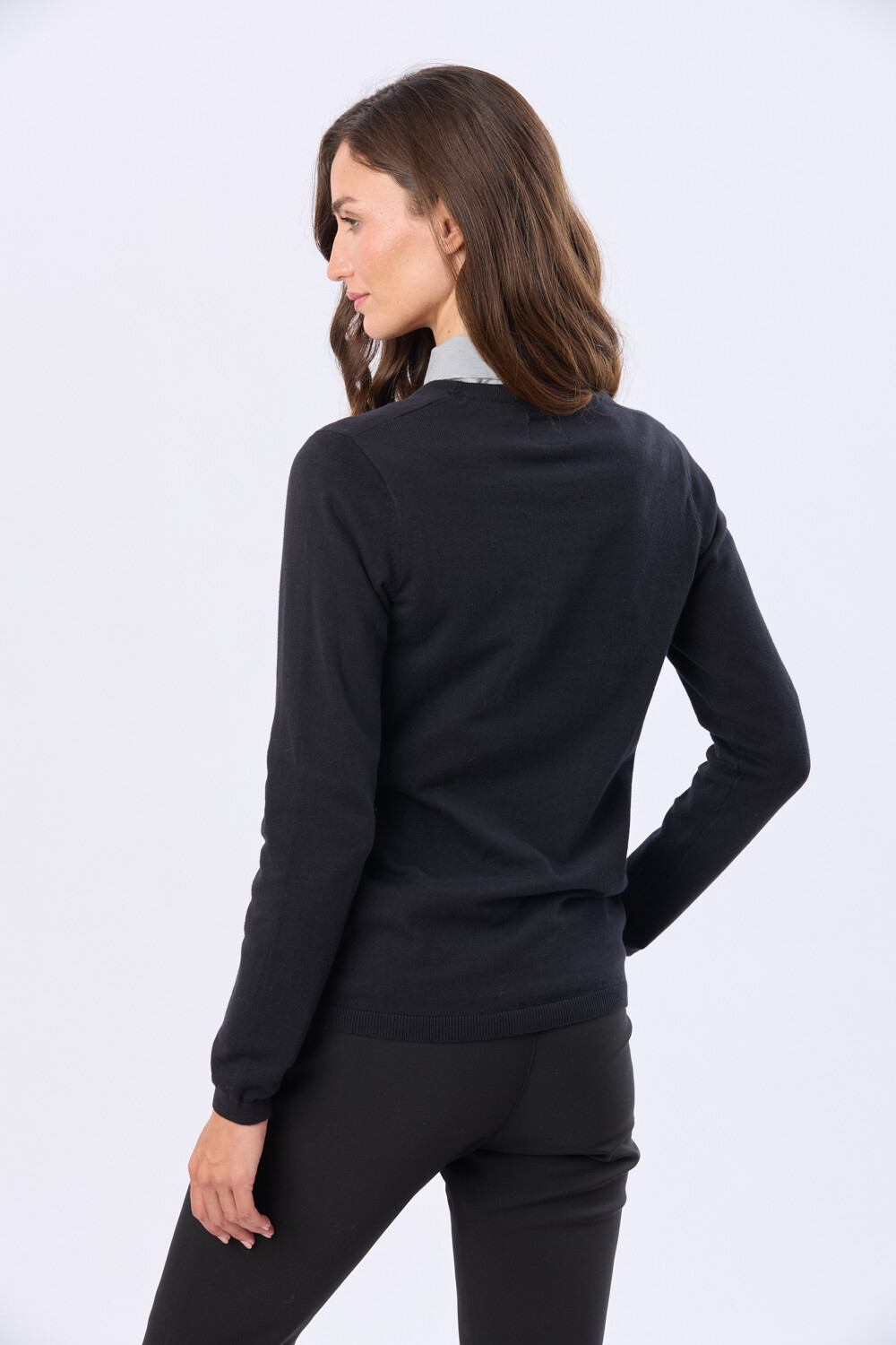 BUZO TEJIDO CLÁSICO Negro