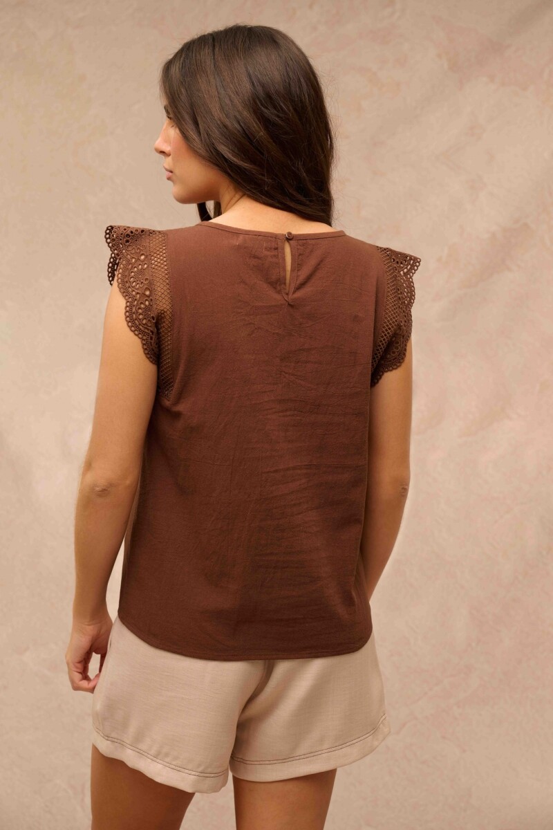 BLUSA VERA CHOCOLATE BLUSA VERA CHOCOLATE