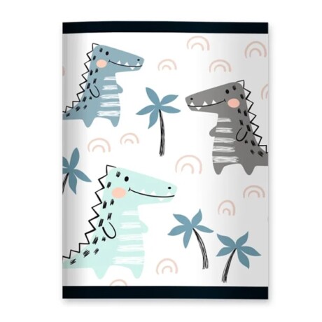 Cuaderno Campus 48 Hojas Liso Dinos