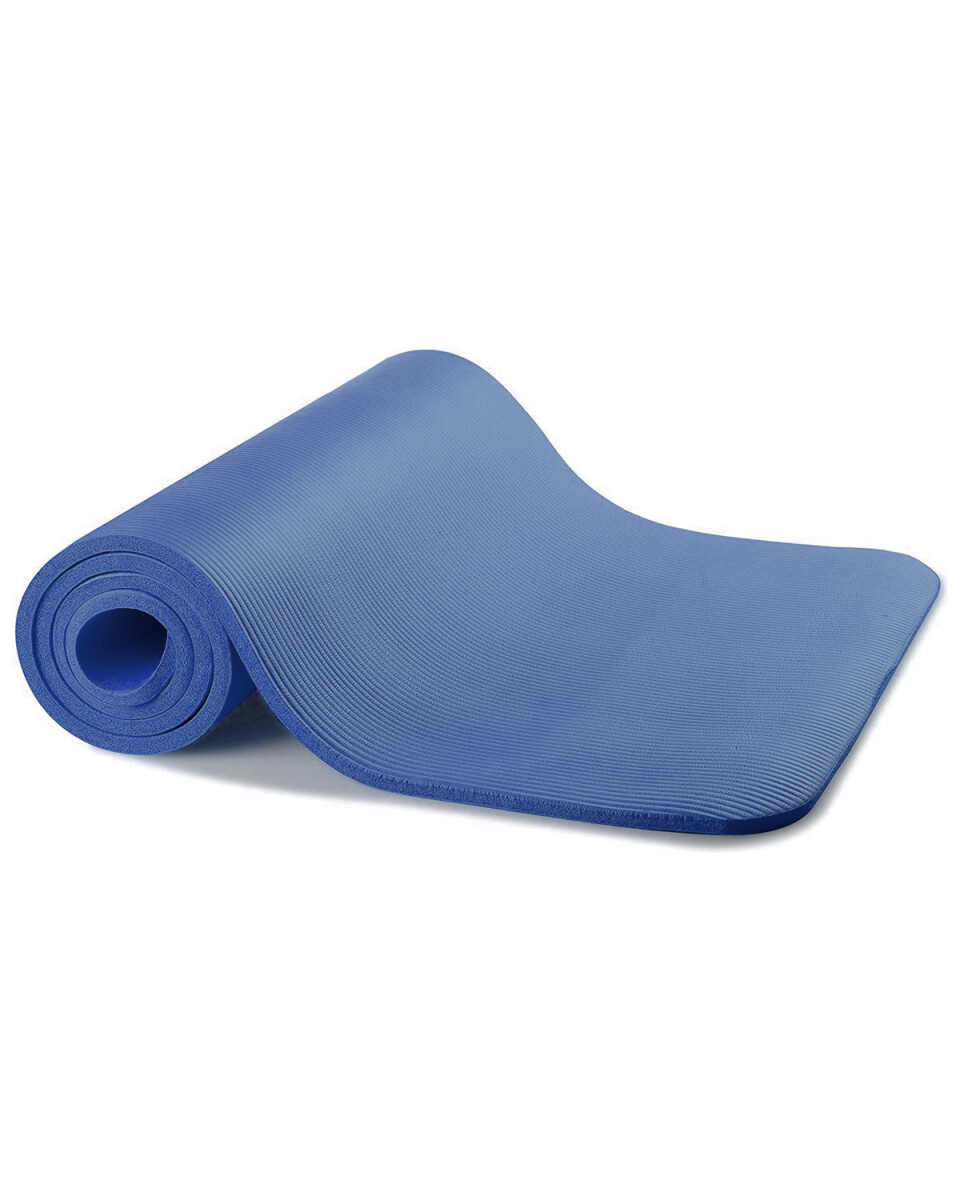 Colchoneta Yoga mat Pilates Gimnasia Fisioterapia 10mm - Azul 