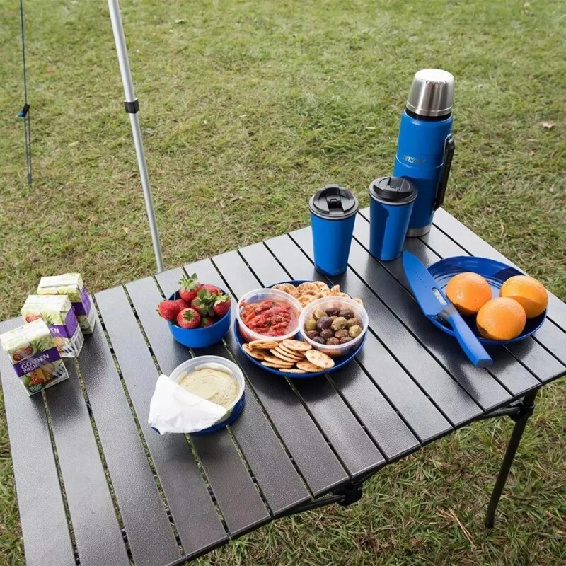 Mesa Plegable de camping Negro