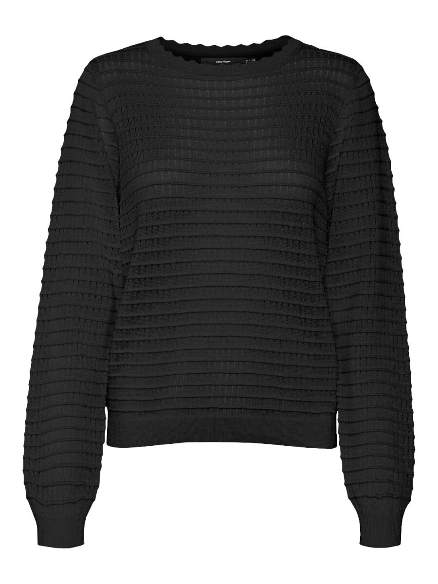 Sweater Erica Texturizado - Black 