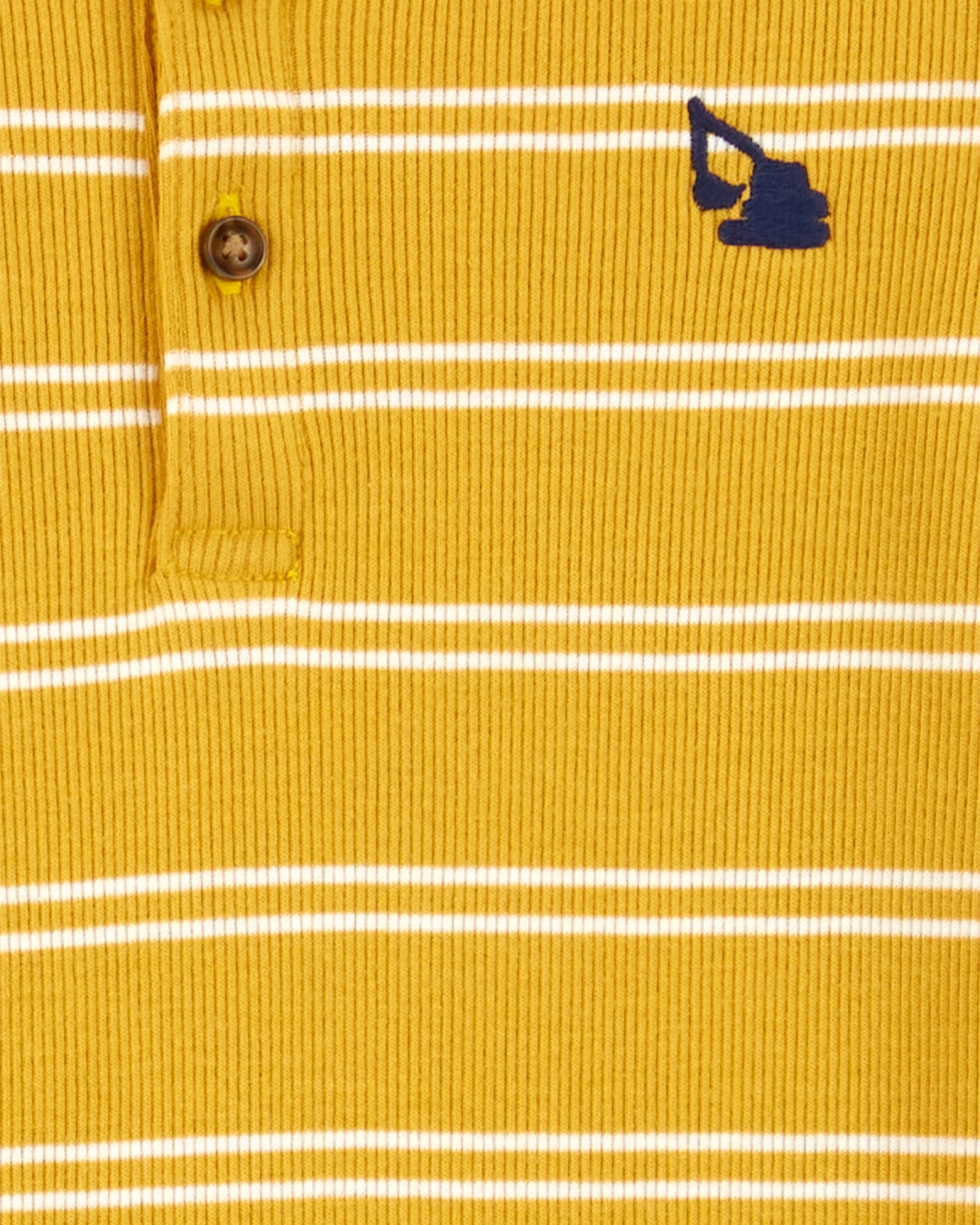 Set dos piezas, pantalón de lona y remera henley de algodón Sin color