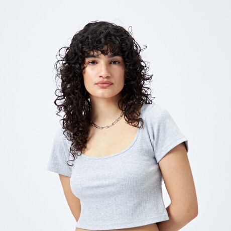 REMERA FORTE Gris Melange