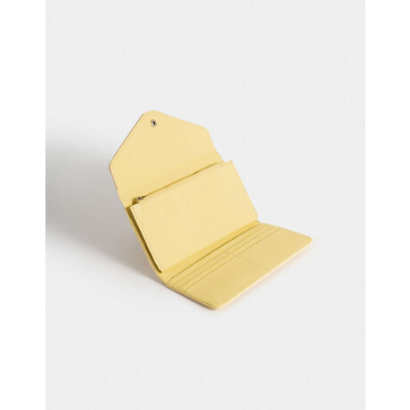 Billetera Fichero De Cuerina Colorblock Combinacion Tricolor