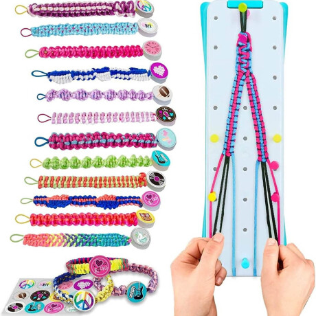 Set Para Crear Pulseras C/ Telar Juguete Infantil Jug025002