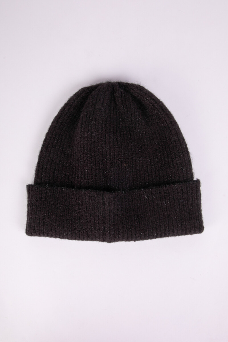 GORRO LUREX BIS Negro