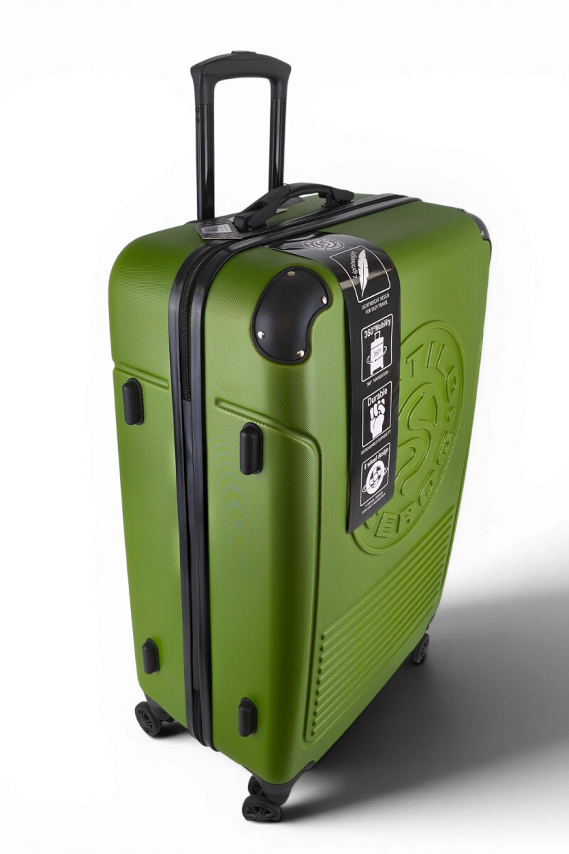 Valija grande ABS (fibra) de 28" Verde