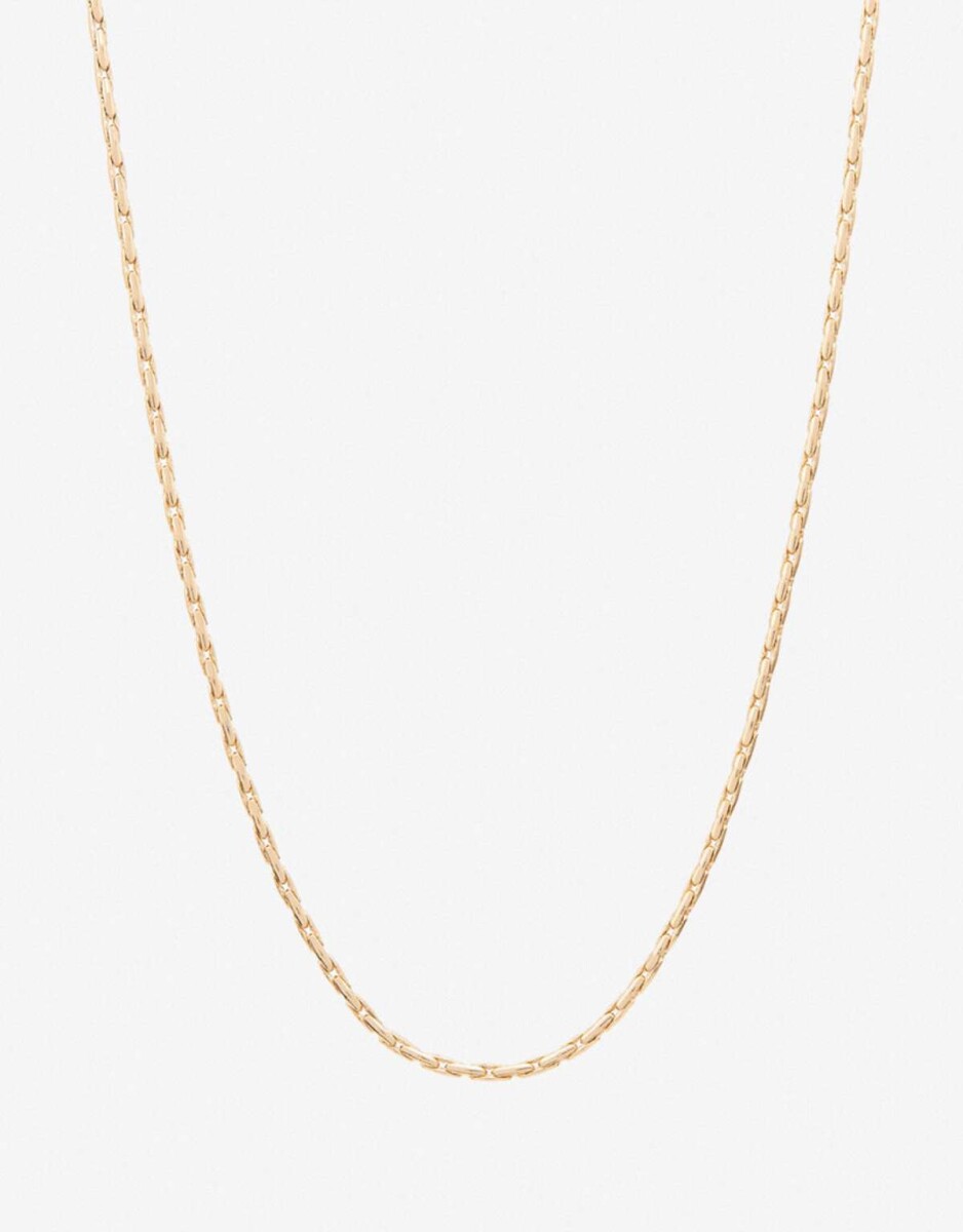 Collar Corto Metal Delicado - Dorado 