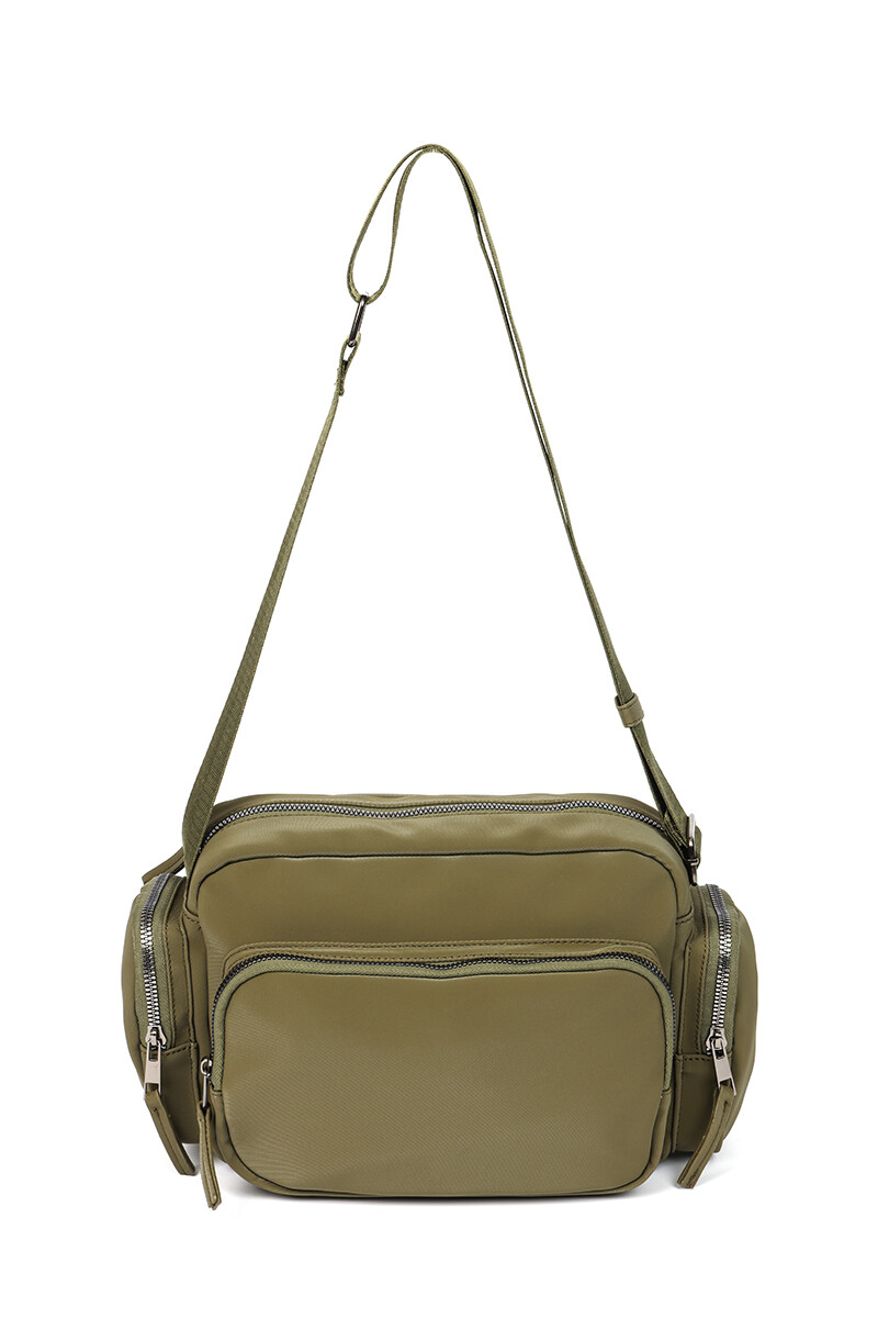 Bandolera Paz Verde Militar