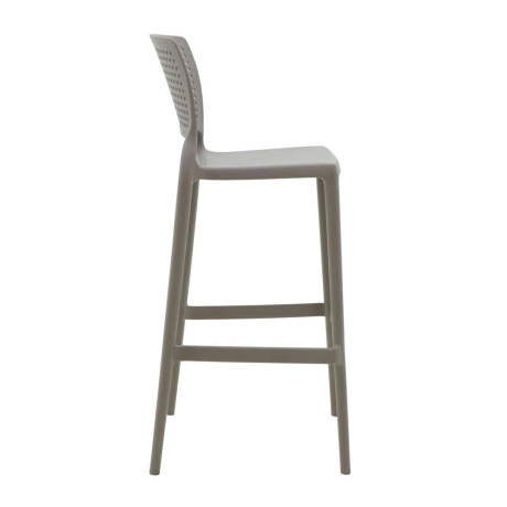 Kit x2 Taburete con respaldo Safira · Tramontina Taupe