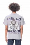 Remera Hello Gris