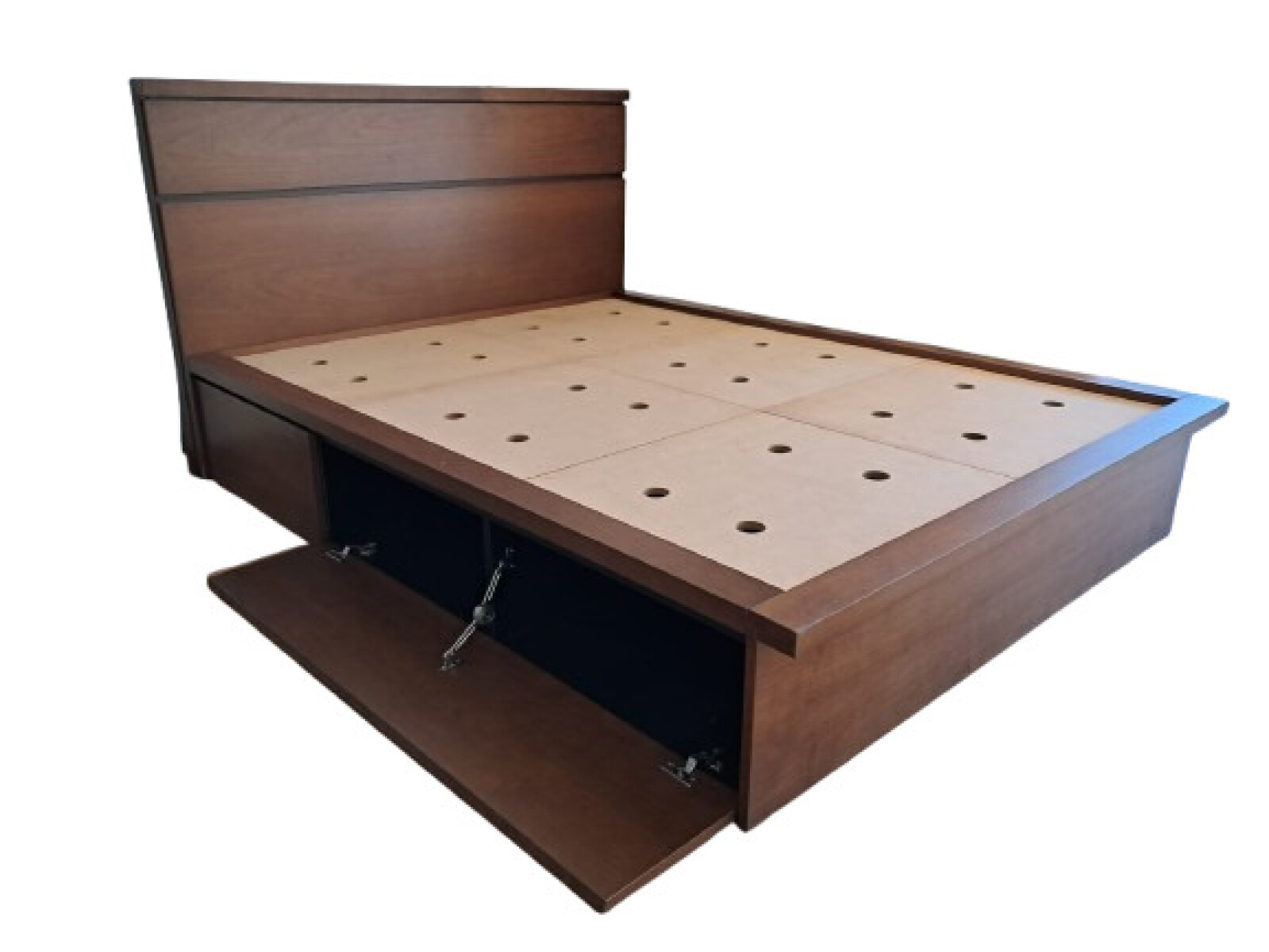 Cama en Cedro 140x190 (Discontinuados Imperdibles) 