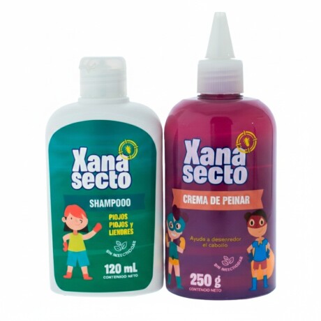Xana-Secto Shampoo 120ml + Crema de Peinar 250g Xana-Secto Shampoo 120ml + Crema de Peinar 250g