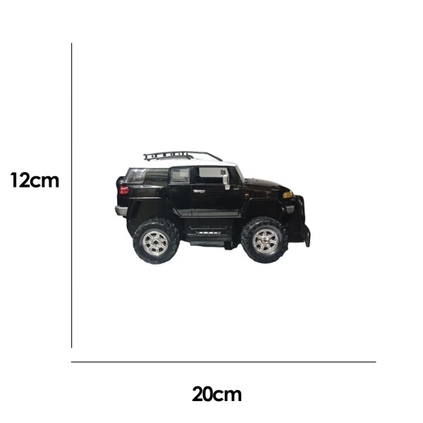 Auto Toyota FJ-Cruiser a control remoto negro