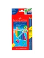 LAPICES DE COLORES LARGOS X 12 + 2 MULTICOLOR