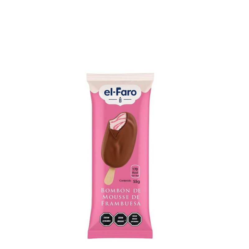 PALETA EL FARO MOUSSE FRAMBUESA PALETA EL FARO MOUSSE FRAMBUESA