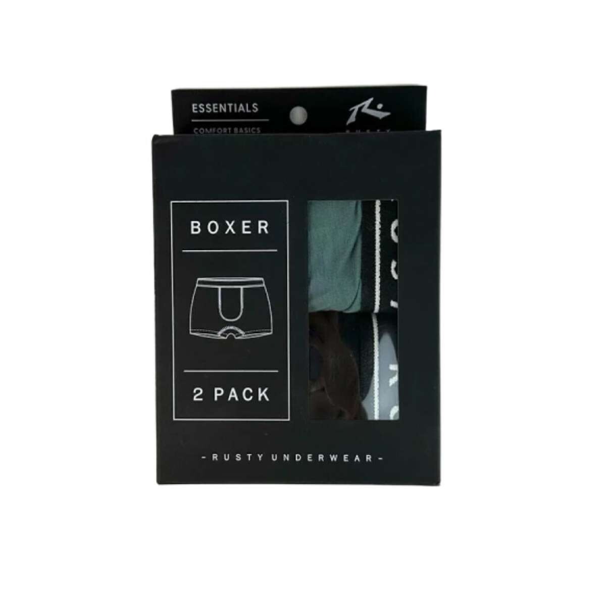 Boxer Rusty Trend Verde - Pack X2 