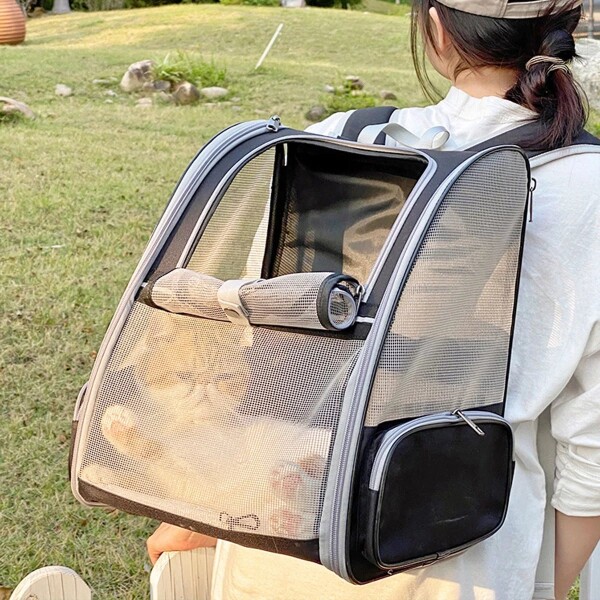 Mochila Bolso Trasportadora Malla Mascota Perros Gatos Viaje Mochila Bolso Trasportadora Malla Mascota Perros Gatos Viaje