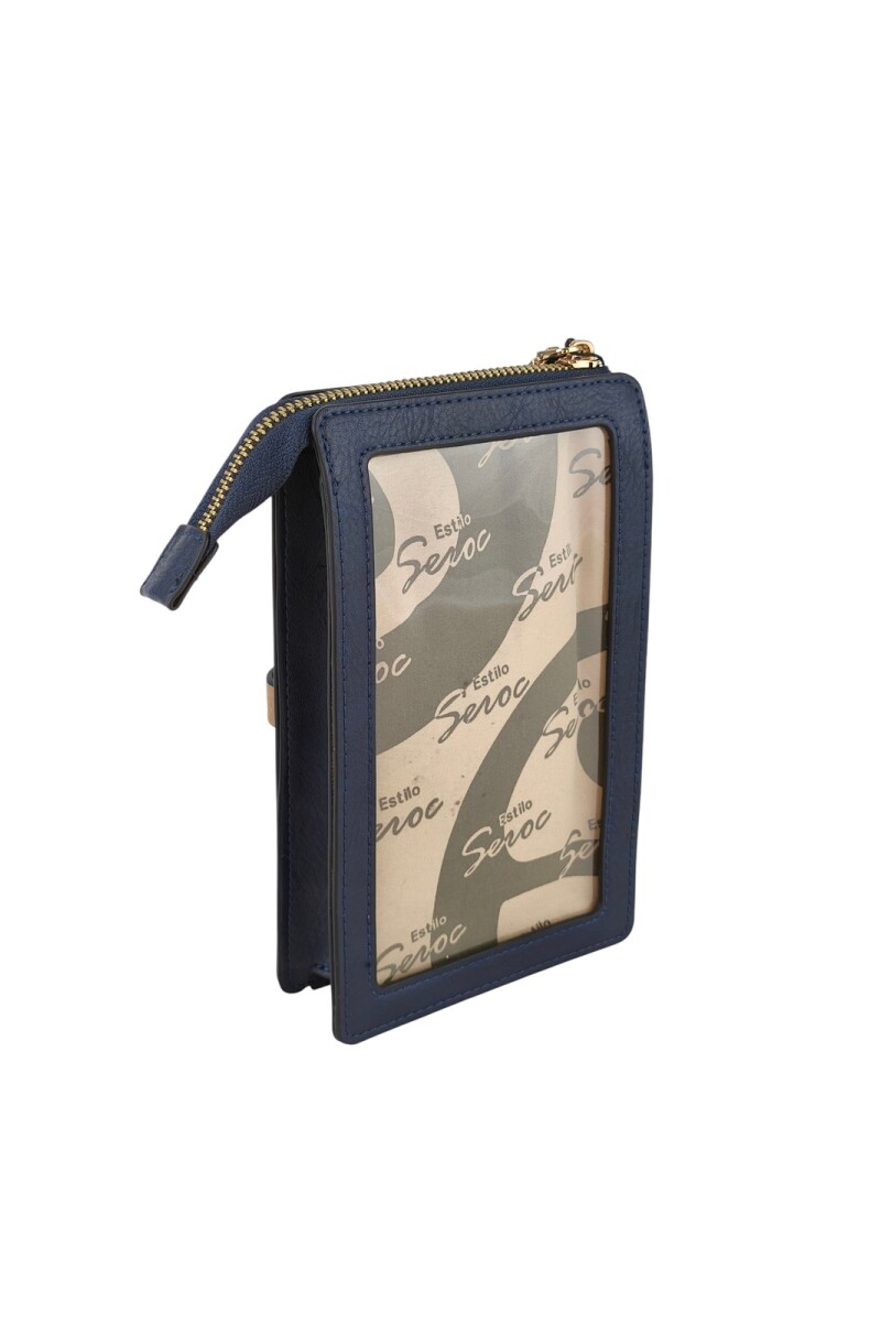 Porta celular Azul