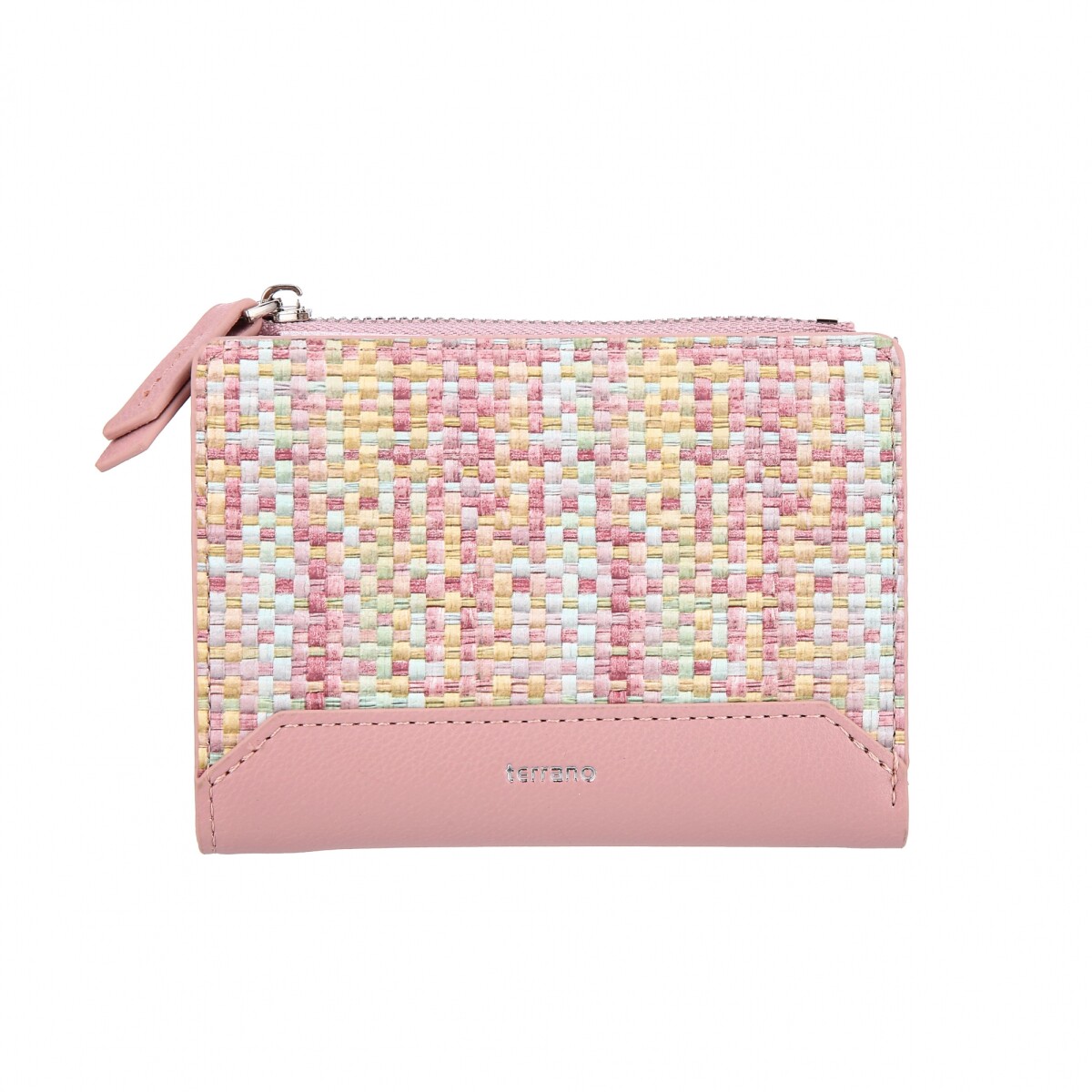 Monedero Telas - Rosado 
