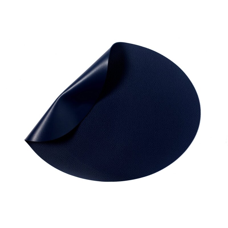 INDIVIDUAL PVC SIMIL CUERO OVAL 43X33 AZUL MARINO INDIVIDUAL PVC SIMIL CUERO OVAL 43X33 AZUL MARINO