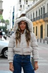 Campera Puffer Blanca