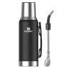 Set Stanley Termo tapa mate 2en1 1,2ml + Bombilla Negro