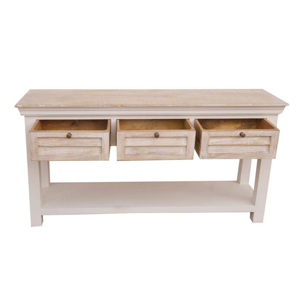 CONSOLA MADERA-DE-MANGO NATURAL-BEIGE COSTA NATURAL BLANCO