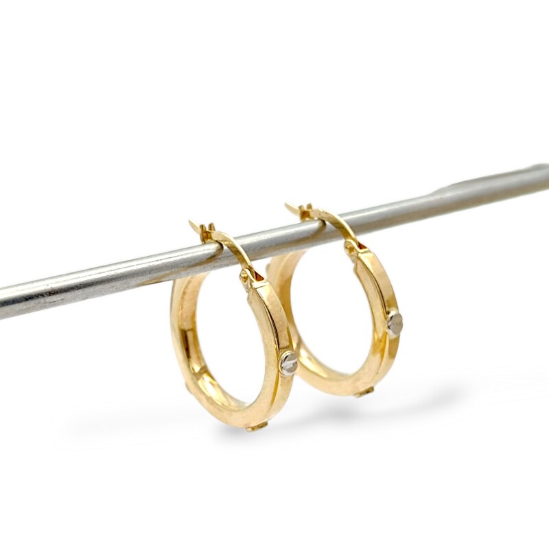 Caravanas Cartier aros de oro - Oro bajo - Sin piedra - CA8402 sinpiedra