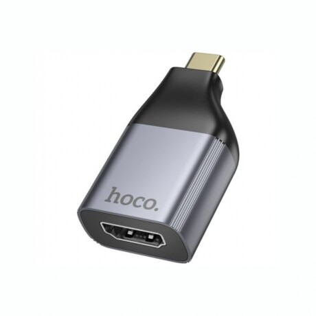 Adaptador USB-C A HDMI HOCO UA33 - Metal Gray Adaptador USB-C A HDMI HOCO UA33 - Metal Gray