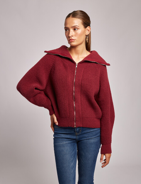 Cardigan ladrillo