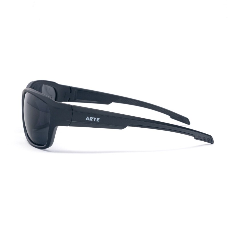 Lentes de Sol Arye Polarizados Armazón Negro Mate Mate Ahumado