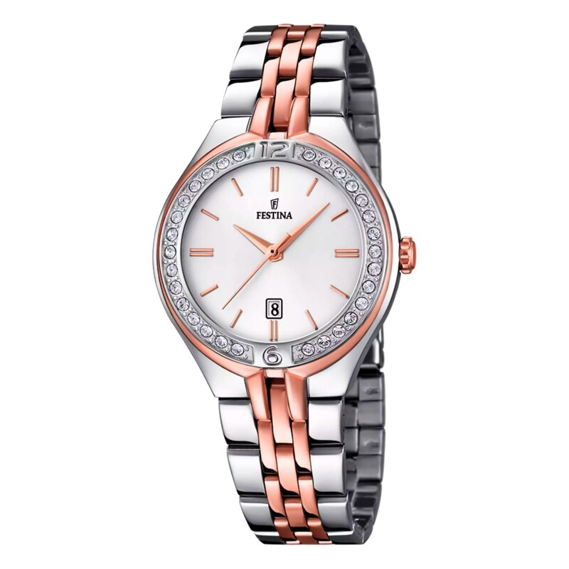 Reloj Festina F16868/2 para dama en acero Reloj Festina F16868/2 Para Dama En Acero