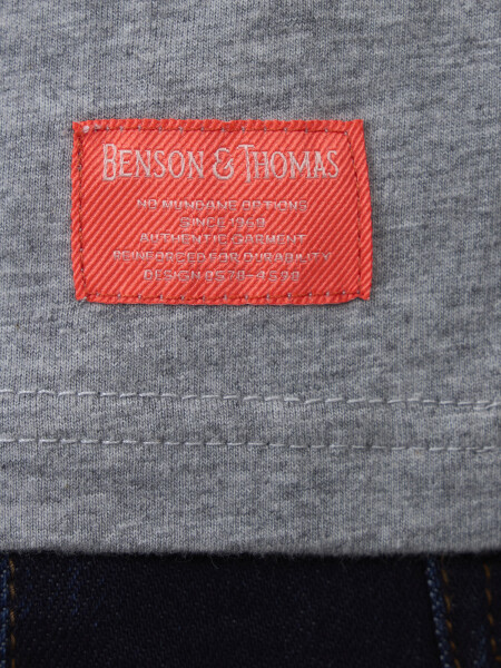 T-SHIRT ARANCIA GRIS MELANGE