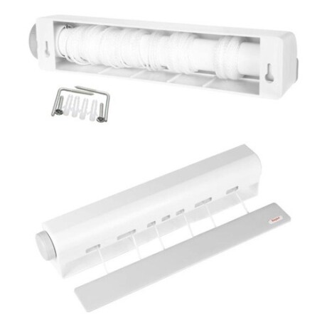 Tendedero de pared extensible 6 cuerdas 22m Rayen Tendedero de pared extensible 6 cuerdas 22m Rayen