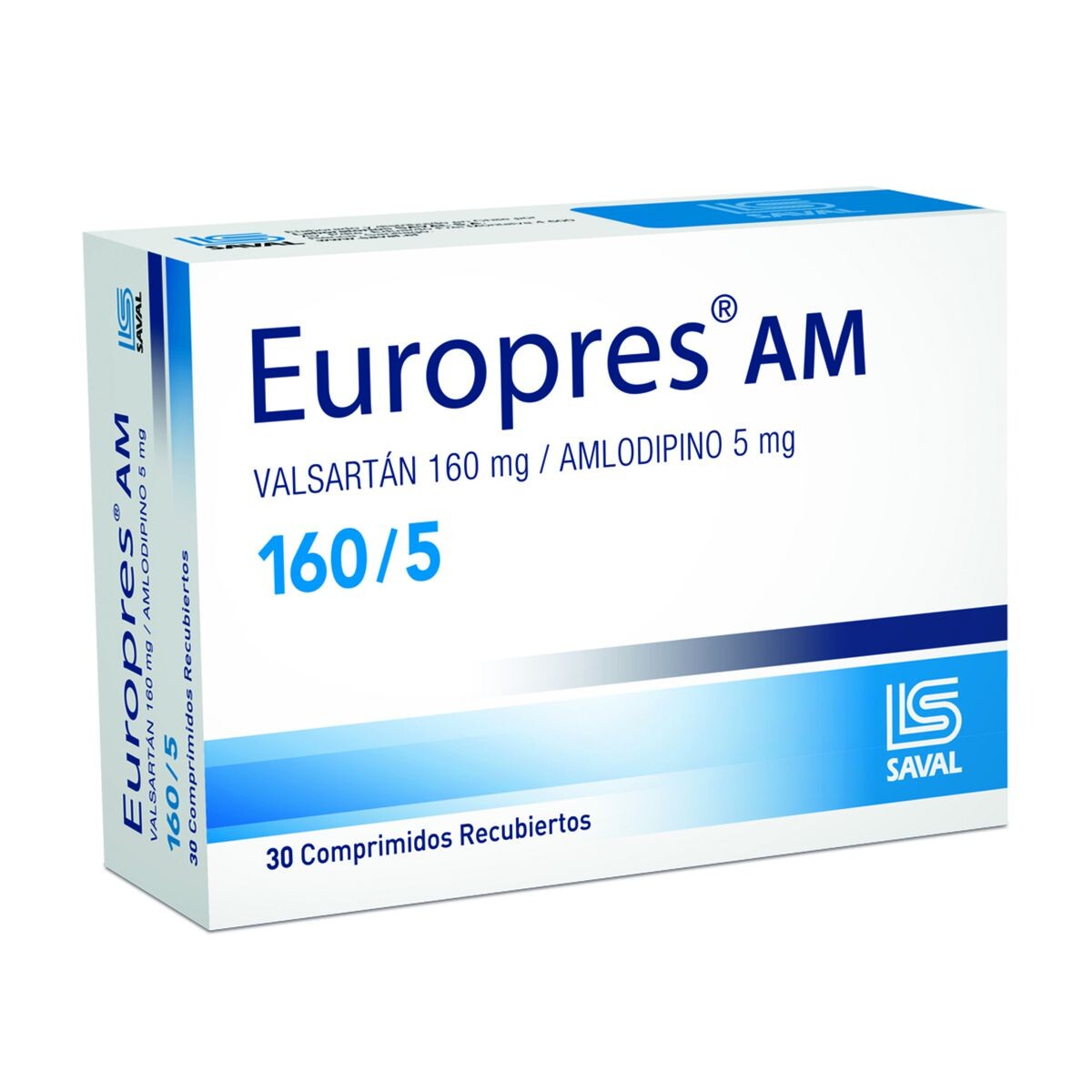 EUROPRES AM 160 / 5 MG. CJ X 30 COMP. 
