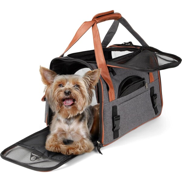 Bolso Transportador Mascota Bolsillos Gatos Perros Viajes Bolso Transportador Mascota Bolsillos Gatos Perros Viajes