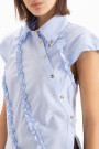 CAMISA HONEY Celeste