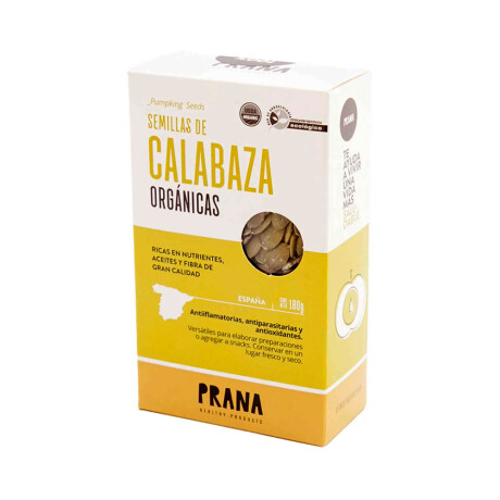 Semillas de Calabaza Prana Orgánicas 180g Semillas de Calabaza Prana Orgánicas 180g