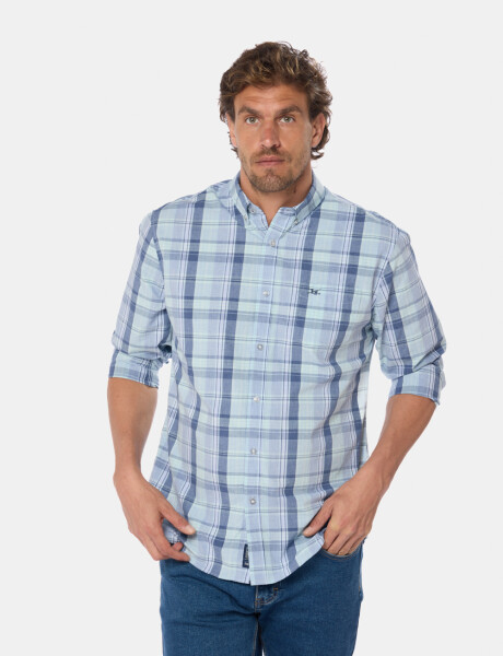 CAMISA A CUADROS Verde