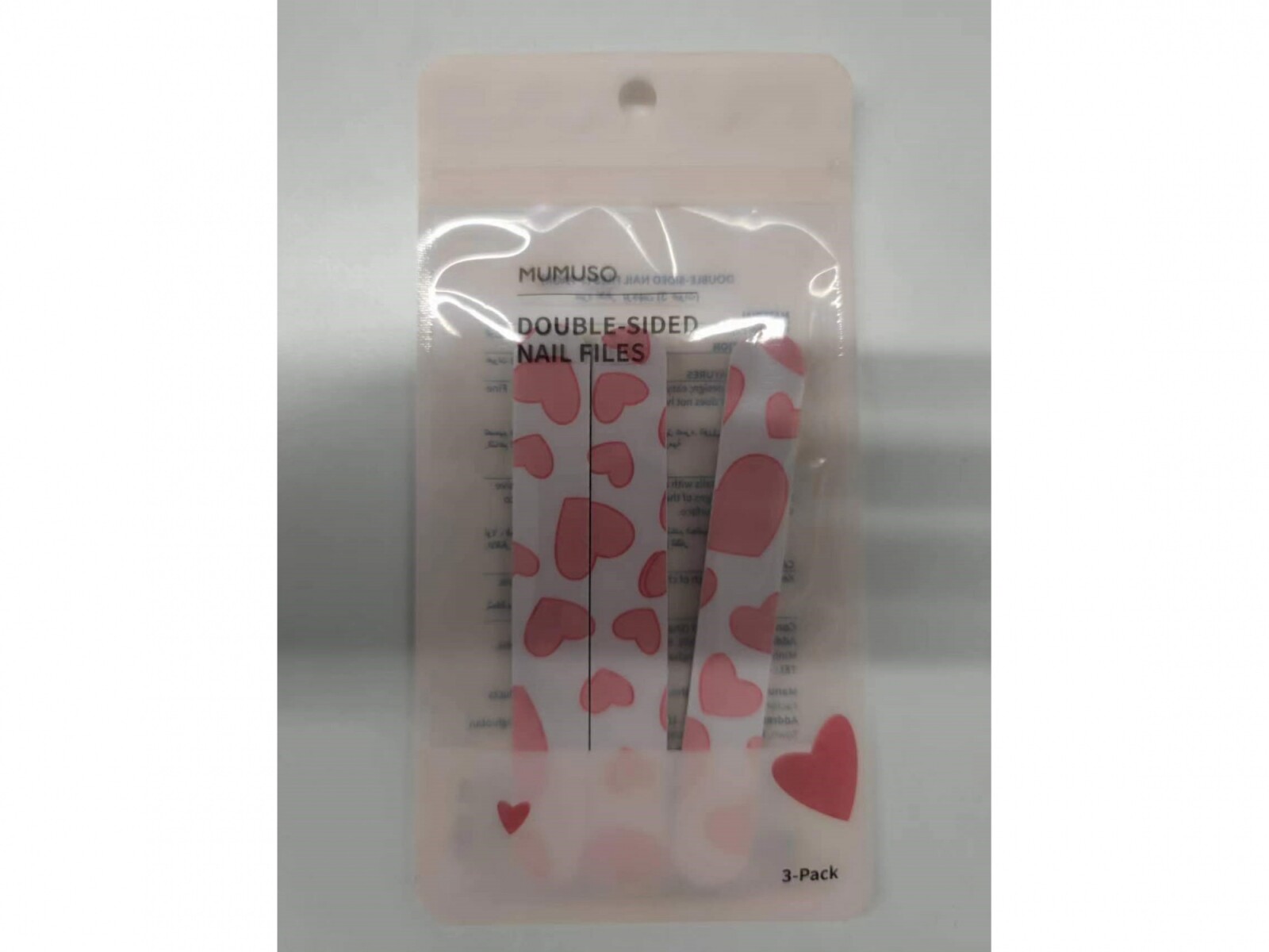 LIMAS DE UÑAS DE DOBLE CARA (PACK DE 3) 